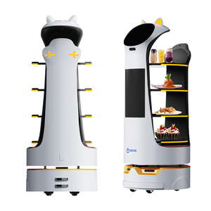Autonomous Delivery <strong>Robot</strong> 4 Layer Other Service <strong>Robots</strong> <strong>Load</strong> 80KG <strong>Robot</strong> Waiter for Sale - Product Image 1