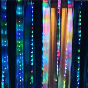Gummi Licht Vorhang Led Vorhänge Led Lichter Gebäude und Dekoration Warmweiß Dekorative Led Gummi Weihnachts beleuchtung