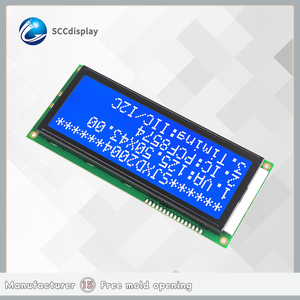 Süper 20X4 Dot Matrix Cob Blue mavi negatif LCD karakter ekran modülleri IIC/I2C sanayi LCM Model SJXD2004B-IIC - Product Image 5