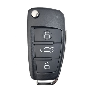 กุญแจอัจฉริยะรีโมทแบบพับได้สำหรับรถ Audi A3 TT Auto มี3ปุ่ม315MHz 48ชิปแก้ว - Product Image 1