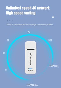 4G enrutador inalámbrico, módem 3G, 4G, 150Mbps, Dongle LTE, USB Stick, WiFi, adaptador de punto de acceso móvil, tarjeta Sim, Red de Datos desbloqueado - Product Image 3
