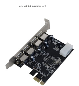 4พอร์ต USB 3.0ซูเปอร์รวดเร็ว5Gbps PCI Express (PCIe) การ์ดขยายสำหรับเดสก์ทอปพีซี - Product Image 4