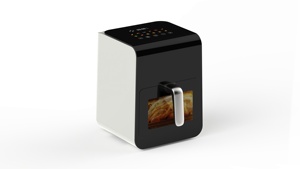 Aparato de cocina 12 programas preestablecidos antiadherente Control de temperatura eléctrico ajustable Freidora de aire visual saludable - Product Image 6