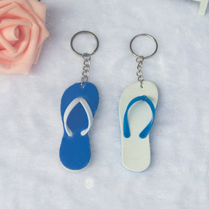 Parmak arası Sandal anahtarlıklar Hawaii Mini Eva eğlenceli anahtar zincirleri sırt çantası çanta bagaj için büyük hediye plaj havuz partileri - Product Image 1