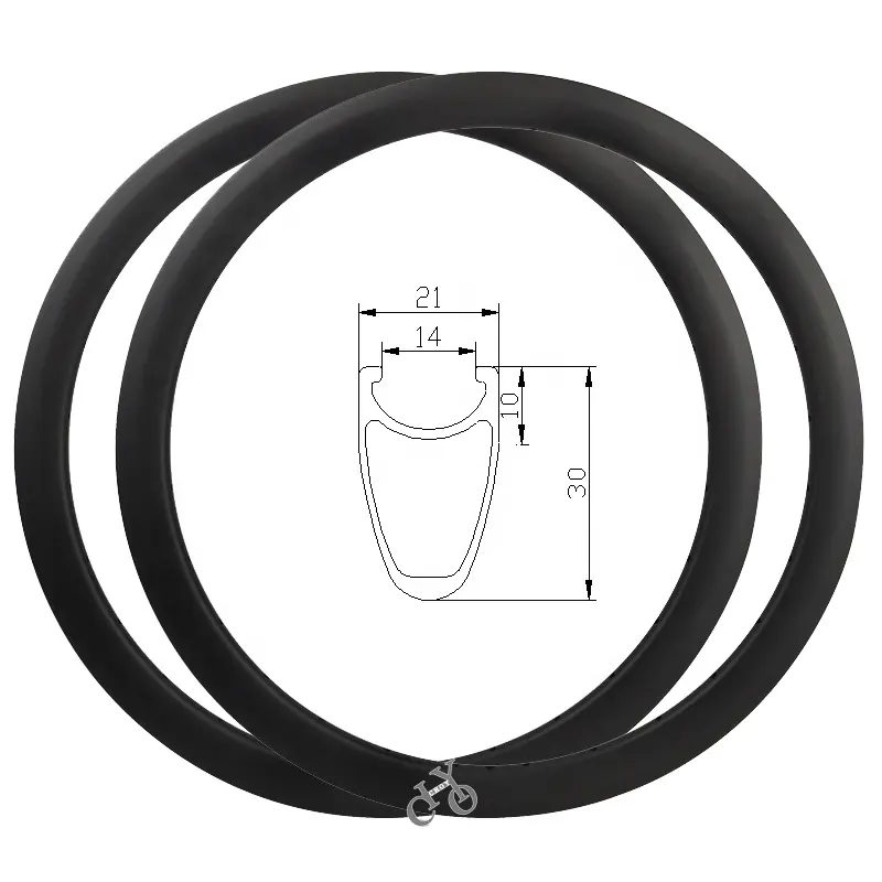 Cerchi a 20 pollici della ruota della copertoncino del freno a disco delle ruote BMX del carbonio 20 Inch per Birdy/pieghevole/BMX/bici della strada 30mm x 21mm dell'orlo 451 della bicicletta