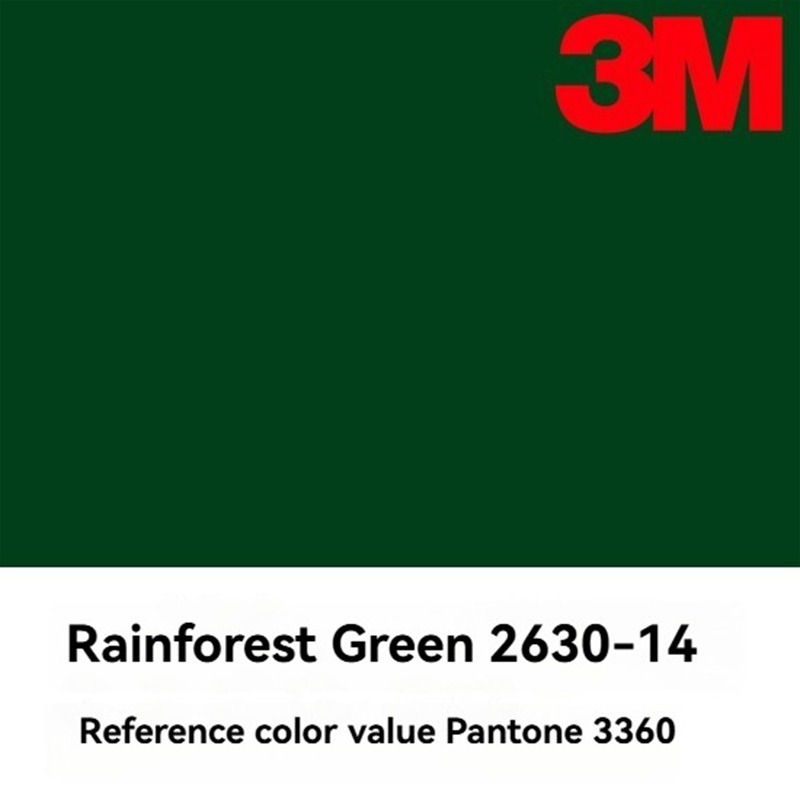 Vinyle auto-adhésif 3M Vert Forêt Tropicale 1030-14