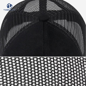2025 Classic Custom Structured Cotton Men's Mesh Baseball Cap Y2K Fashionable Canvas Trucker Hat Woven Label Cycling Performance - Product Image 3