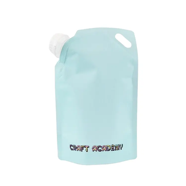 Impressão personalizada Doypack Reutilizável Plástico Líquido Forma Saco Stand up Fruit Drink Suco Embalagem Spout Pouch
