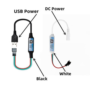 WS2812B WS2811 LED Strip SP621E iOS/Andriod App Control Support Smart LED Controller ingresso USB per Dream Color LED Light Project