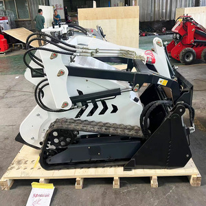Free Shipping Mini Skid Steer Front <strong>Loader</strong> with EPA Engine Pump Gearbox Bearing &amp; PLC China Multi-Purpose Farms Attachments - Product Image 1