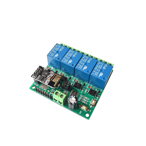 5V/12V ESP8266 ESP-01 4 Channel Wifi Relay Module <strong>Remote</strong> <strong>Control</strong> Switch <strong>for</strong> Smart Home IOT Transmission Phone APP Controller