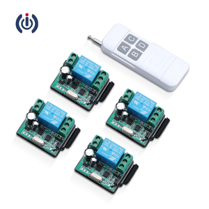 Prezzo di fabbrica 12V interruttore wireless telecomando da 1 a 4 vie luce 433MHz rf telecomando interruttore - Product Image 2