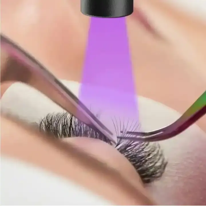 UV Lash đèn nhanh chóng chữa LED Đèn cho nhíp lông mi móng tay UV Gel chữa máy lông mi mở rộng keo Kit sàn Bảng Mô hình