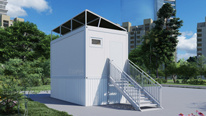 Flat Pack Tiny Ready Made Mobile Home Steel Structure Prefab House <strong>Toilet</strong> - Product Image 2