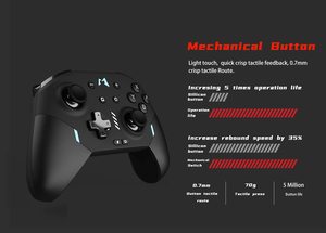 MOBAPAD Huben 3. HD Wireless Controller für Nintendo Switch Pro/Lite/OLED PC <span class=keywords><strong>Android</strong></span> MacOS Steam Lokaler Macro Turbo ALPS Joystick