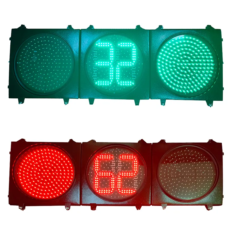 400mm LED Traffic Signal Lights With Countdown Timer