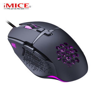 IMICE T90 kablolu aydınlık oyun makro çözünürlüklü programlama fare Hollow 7200DPI Firepower anahtar PC Laptop için uygun