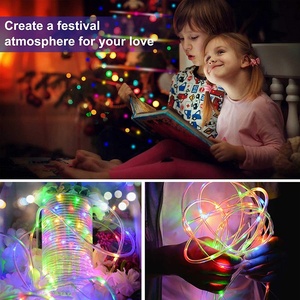 200 LED Outdoor <strong>String</strong> Fairy <strong>Lights</strong> 22m USB Powered Coloured LightsTimer/<strong>Remote</strong> Control/8 Modes IP65 Waterproof Outdoorfor Decor - Product Image 3