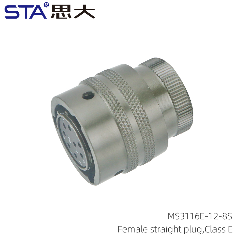 MS3116E-12-8P Female straight plug,Class E