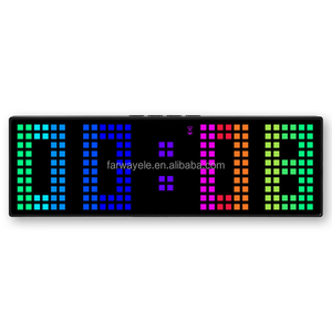 Творческие цифровые светодиодные настольные часы RGB с таймером обратного отсчета и обратного отсчета - Product Image 5