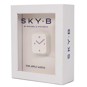 Custom Design Smart Watch Packaging <strong>Box</strong> Matt <strong>Rectangle</strong> Rigid Set up Paper <strong>Box</strong> with <strong>Display</strong> <strong>Window</strong> - Product Image 1