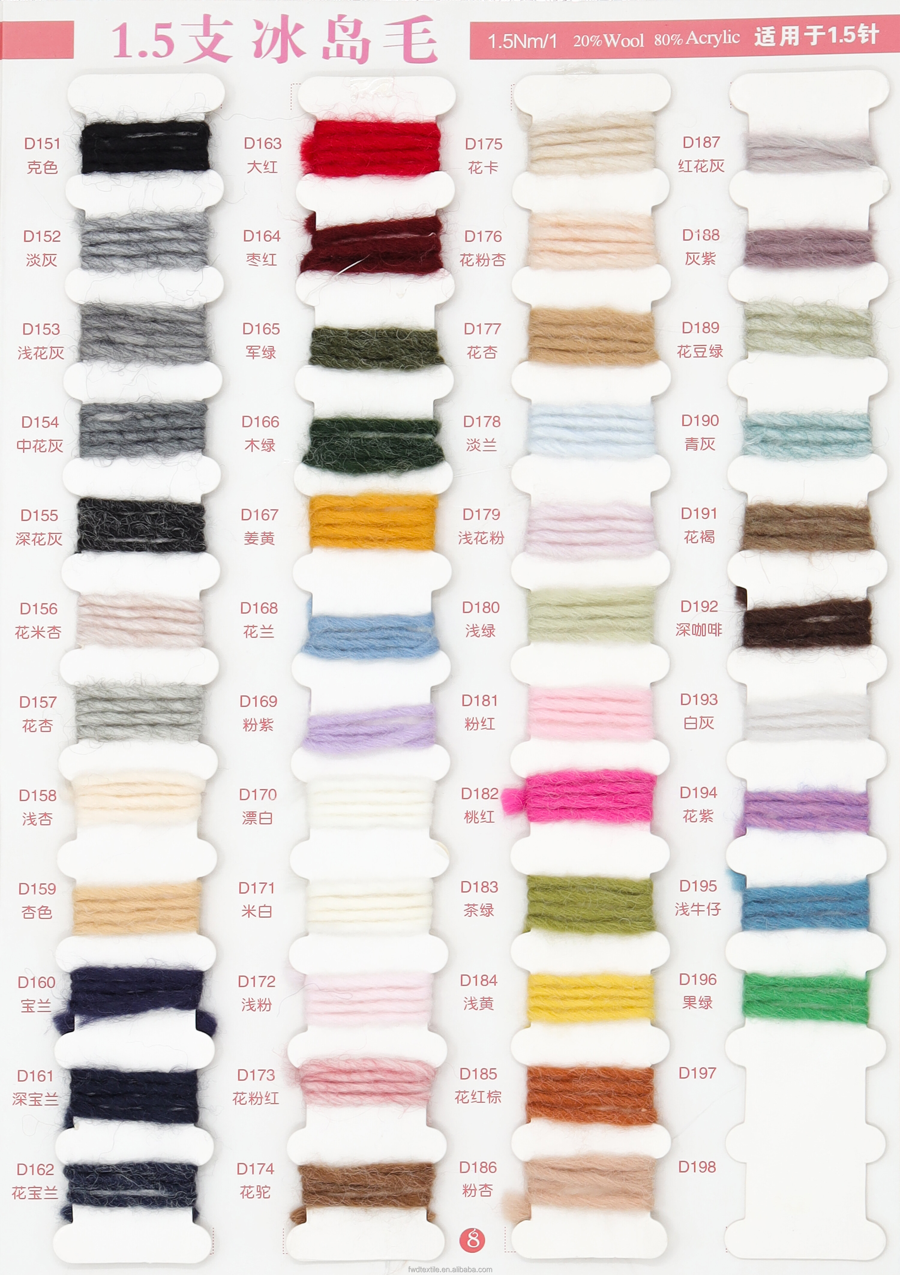 Options de couleur (Contactez-nous)