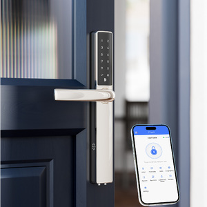 防水アルミドアInfinityスマートロックキーレスエントリーAPP指紋キーとWiFiスマートホームセキュリティソリューション - Product Image 1