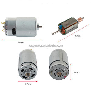 高扭矩555直流电机带轴承PMDC电机家用电器通用电机 - Product Image 6