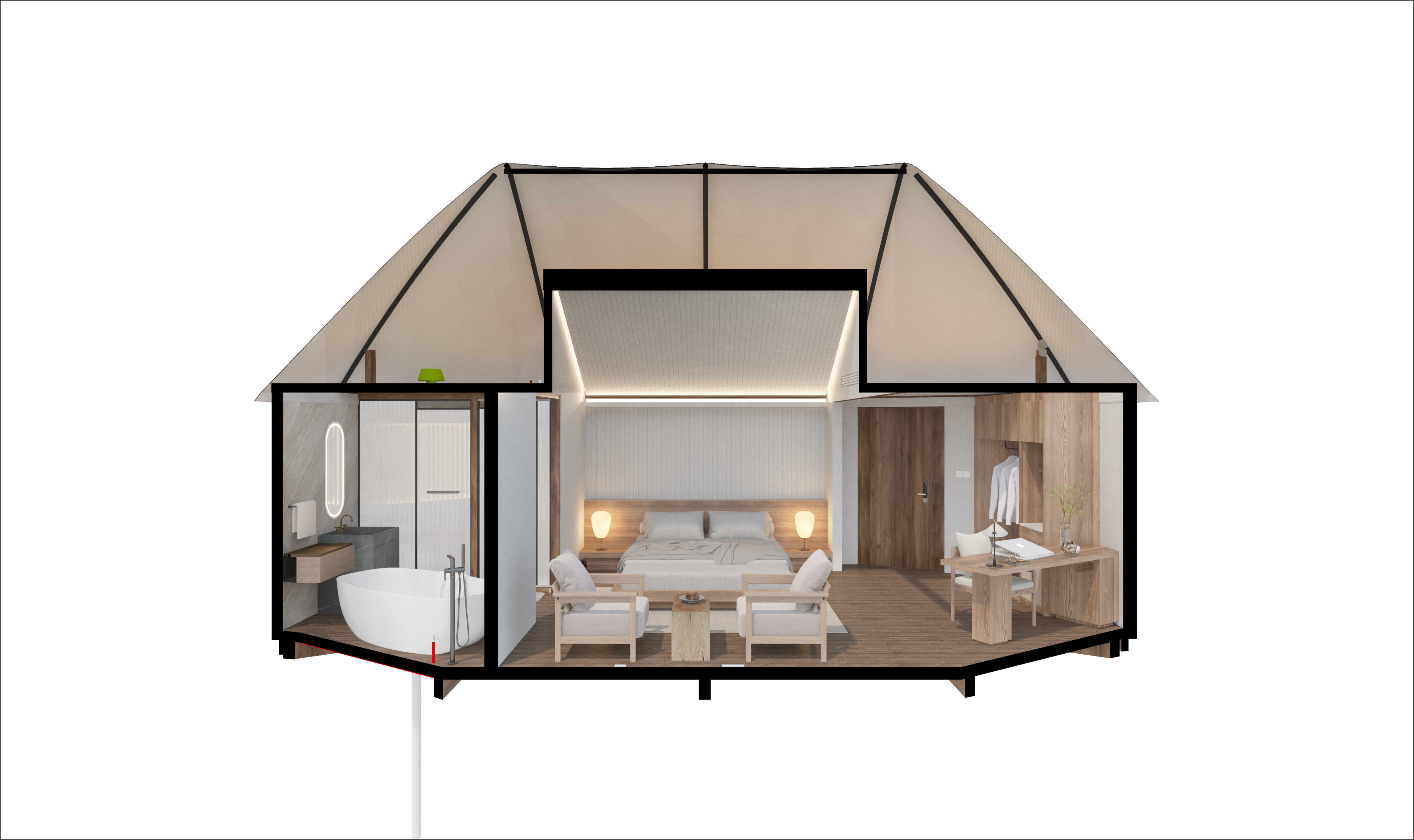 White Roof - Size L