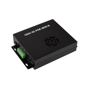Мини-компьютер PoE (тип B) на базе вычислительного модуля Raspberry Pi 4 (не входит в комплект), металлический корпус, с охлаждающим вентилятором - Product Image 3