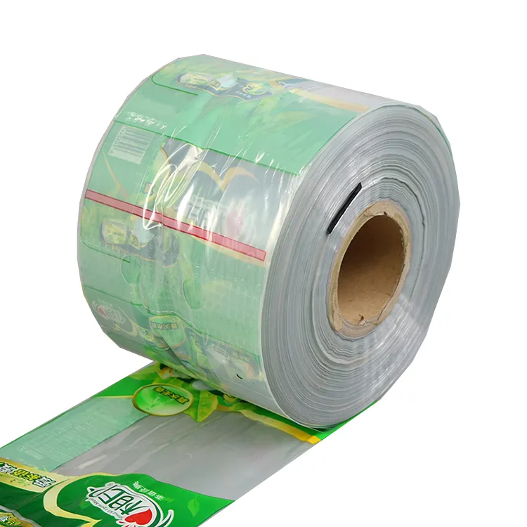 Fabrika özel baskılı kağıt ambalaj katlama kutu mendil yumuşak ambalaj plastik Film ruloları