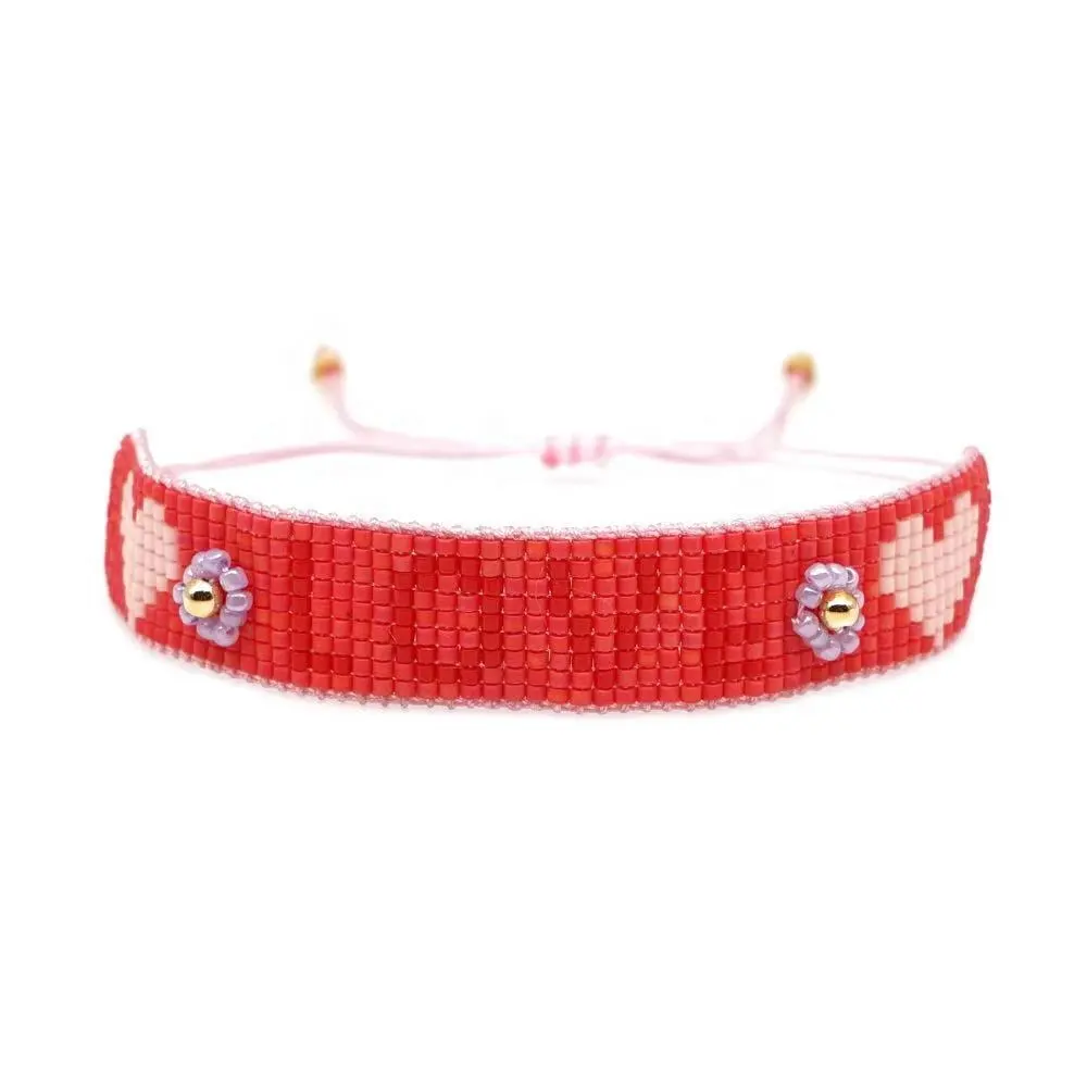 Hot nuovo monili dei braccialetti di miyuki, tila braccialetto miyuki perline di amore iniziale bracciali