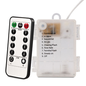 16.4 Feet 50 Led Fairy <strong>Lights</strong> Battery Operated with <strong>Remote</strong> Control <strong>Timer</strong> Waterproof Copper Wire Twinkle <strong>String</strong> <strong>Lights</strong> - Product Image 5