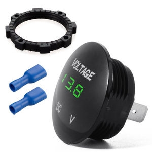 DC 12 <strong>V</strong> 24 <strong>V</strong> Waterproof Green Light Mini Gauge <strong>LED</strong> Digital Display Indicator Voltmeter for Car for Marine - Product Image 2