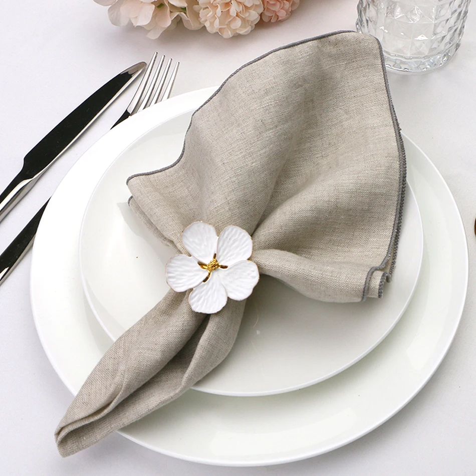 6pcs linen