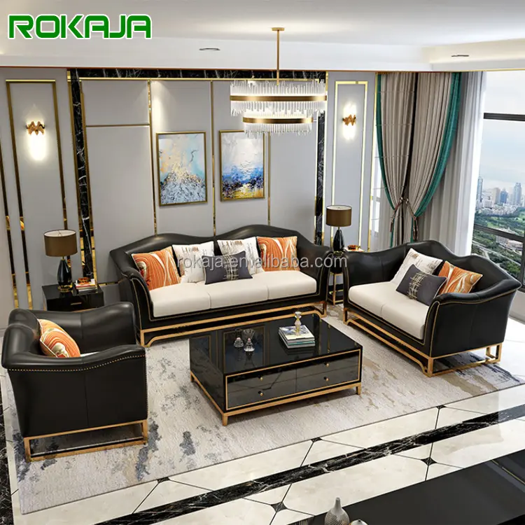 Canapé de Style européen et moderne, ensemble avec design de luxe, meubles de salon, de maison, hôtel, Restaurant