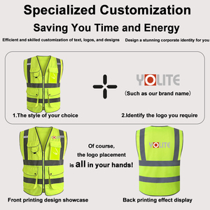 Yolite Exportador Borrão Cor Leve Tráfego Algodão Aquecido Reflexivo Jaqueta De Segurança <span class=keywords><strong>Hs</strong></span> Código Construção Amostra Running Vest