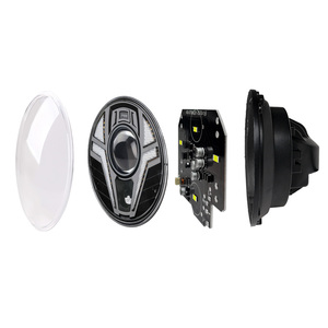 Đèn pha LED tròn 7 inch 50W, đèn chiếu sáng ban ngày/đèn <span class=keywords><strong>laser</strong></span> tích hợp cho xe Wrangler JK TJ, tích hợp đèn pha chiếu xa - Product Image 3