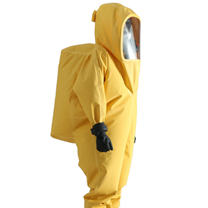 Combinaison PVC lourde de sécurité de protection chimique étanche au gaz - Product Image 1