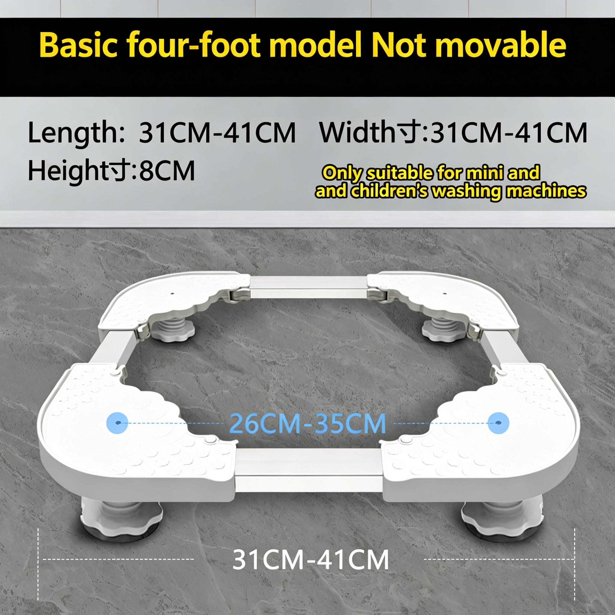 Blanc-Hauteur 6-7cm-fixe
