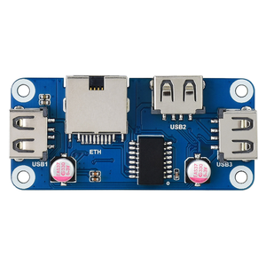 USB HUB HAT (B) for <strong>Raspberry</strong> <strong>Pi</strong> Series 4x USB 2.0 Ports Specialized Pogo Pin For Zero Series Plug-And-Play Boards Or PC - Product Image 3