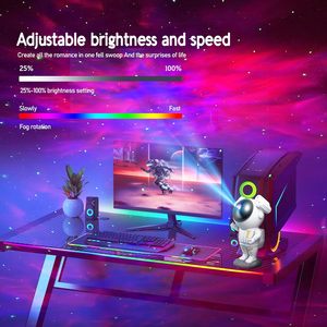 Astronot Galaxy için LED yıldızlı gökyüzü gece lambası ABS bulutsusu uzay yıldız projektör zamanlayıcı uzaktan kumanda ile yatak odası tavan için De - Product Image 4