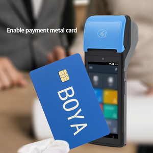 Carta personalizzata a banda magnetica con doppia interfaccia in metallo con contatto aziendale in acciaio inossidabile carta bianca con chip di credito in metallo Java - Product Image 6
