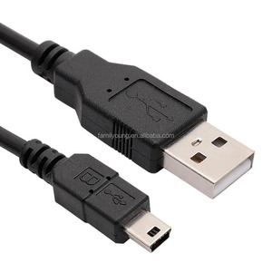 PS3 Gampad充电电缆迷你USB OTG数据线，带磁环，适用于Playstation 3无线控制器PS移动1.8m 6.9ft英尺 - Product Image 1