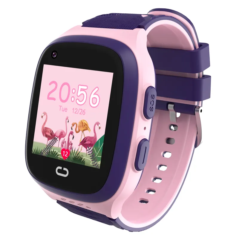 Montre connectée 4G pour enfants, Smart Watch, wi-fi, GPS, carte SIM, appels vidéo, SOS, pour téléphone Android et IOS,