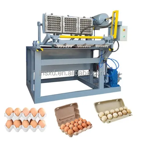 Totalmente automático bandeja do ovo que faz a máquina bandeja do papel que forma a máquina polpa do ovo bandeja do ovo máquina do molde da caixa do ovo