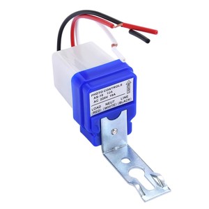 Sensor DE CONTROL DE FOTOS Interruptor de iluminación de luz de calle automático Fotocélula Photoswitch 10A (As-10 Square) - Product Image 1