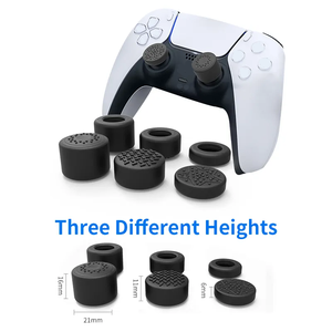 6 in 1 kaymaz silikon Gamepad için başparmak sopa kavrama kap PS5 PS3 PS4 ince Xbox serisi s x 360 anahtarı Pro denetleyici Thumbstick - Product Image 3
