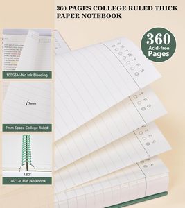 Nuevo Bloc de notas y notas adhesivas Material de papel Kraft, regalos de feria profesional Conferencia de negocios Cuaderno espiral personalizado - Product Image 6