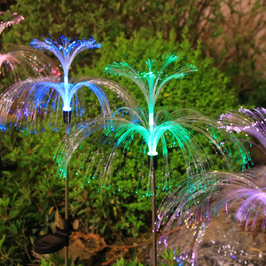 सौर पैनल-संचालित डबल लेयर जेलीफिश नेतृत्व स्ट्रिंग rgb क्रिसमस घरेलू पार्टियों के लिए आउटडोर गार्डन - Product Image 1